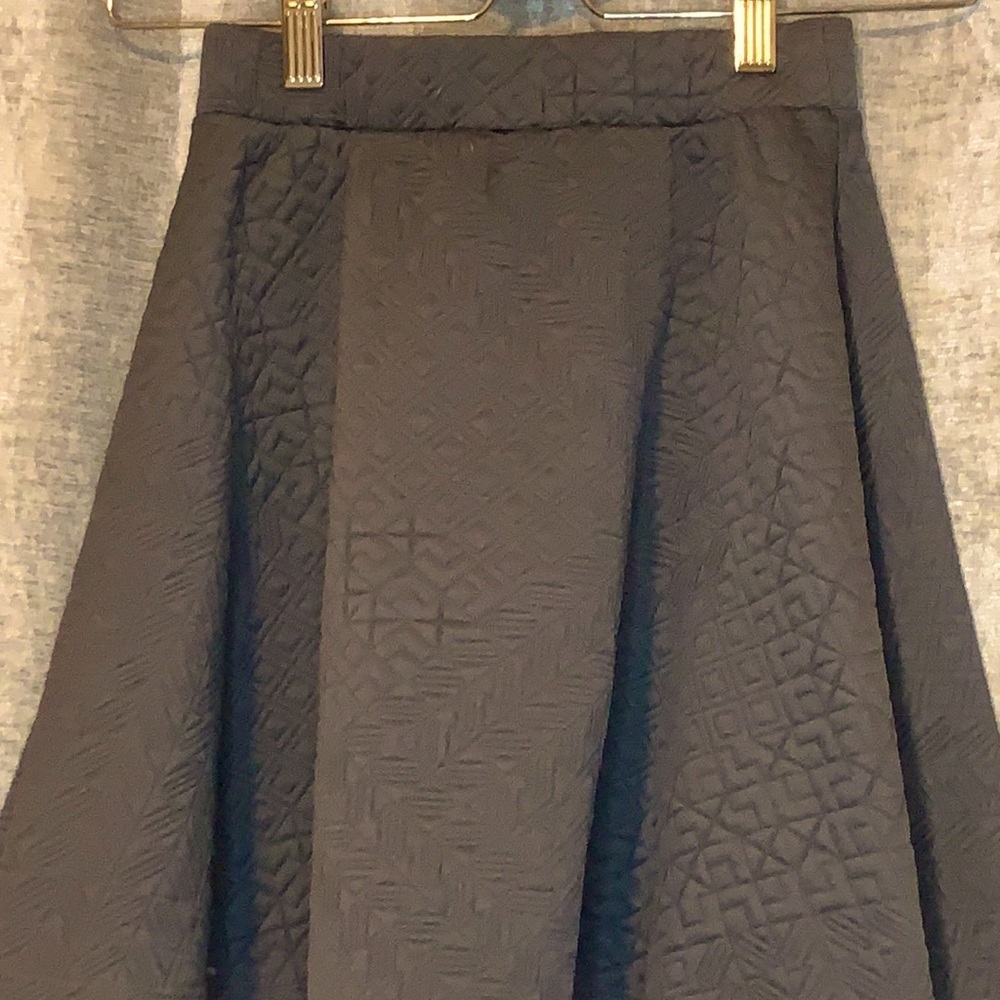 XS Grey Patterned Skater skirt